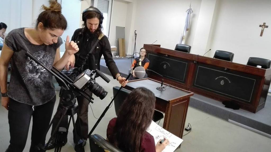 Backstage del documental Femicidio. Un caso, múltiples luchas