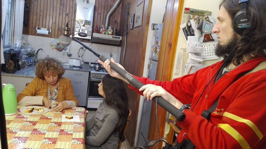 Rodaje en interiores Film femicidio.